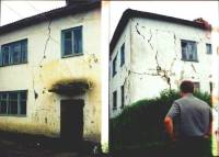 Small concrete block masonry walls with concrete floors and roofs