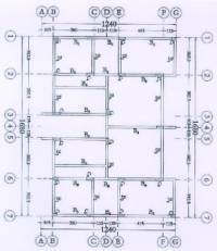 Moment resisting frame designed for gravity loads only