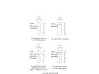    Reinforced concrete frame with infill walls designed for gravity loading