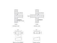    Reinforced concrete frame with infill walls designed for gravity loading