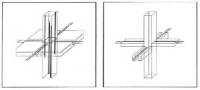 Precast, prestressed concrete frame structure with concrete shear walls 