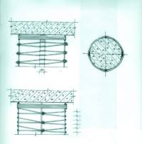 Gravity designed reinforced concrete frame buildings with unreinforced masonry infill walls.