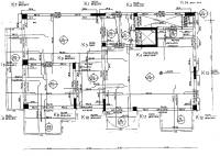 Multi-story reinforced concrete frame building