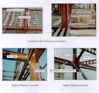 Semi-rigid steel frame with "Khorjinee" connections