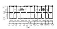 Prefabricated concrete panel buildings with monolithic panel joints (seria 105) 