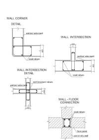 Buildings with cast in-situ load-bearing reinforced concrete walls 