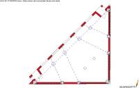 Reinforced concrete frame structure with diagonal bracings and brick infill walls