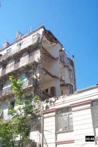 Stone masonry apartment building