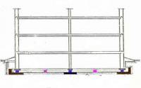 Load-bearing wall buildings protected with the "sliding belt" base isolation system