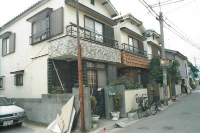 Single-family wooden house