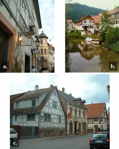 Half-timbered house in the " border triangle" (Fachwerkhaus im Dreilndereck)