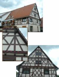 Half-timbered house in the " border triangle" (Fachwerkhaus im Dreilndereck)