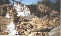 Timber Frame Brick House with Attic