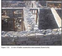 Stone masonry residential buildings