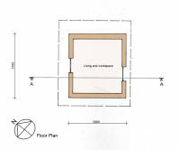 Adobe with sawn timber roof framing and corrugated iron sheeting