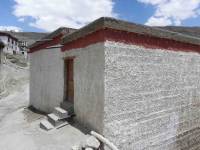 Mud wall construction in Spiti Valley  (Himachal Pradesh)  