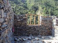 Dry stone construction in Himachal Pradesh