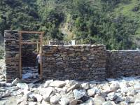 Dry stone construction in Himachal Pradesh