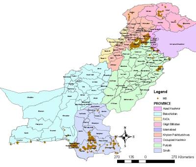 Concrete-block masonry construction in  Pakistan