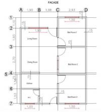 Reinforced Masonry Building: Clay brick masonry in cement mortar  