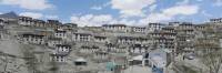 Mud wall construction in Spiti Valley  (Himachal Pradesh)  