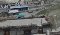 Mud wall construction in Spiti Valley  (Himachal Pradesh)  